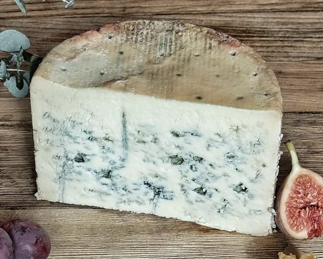 Half wheel of Irish Crozier Blue cheese