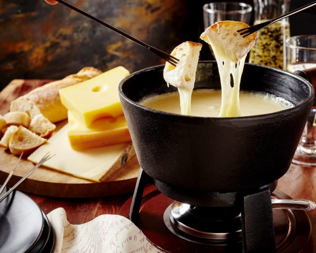The Best Swiss Cheese Fondue