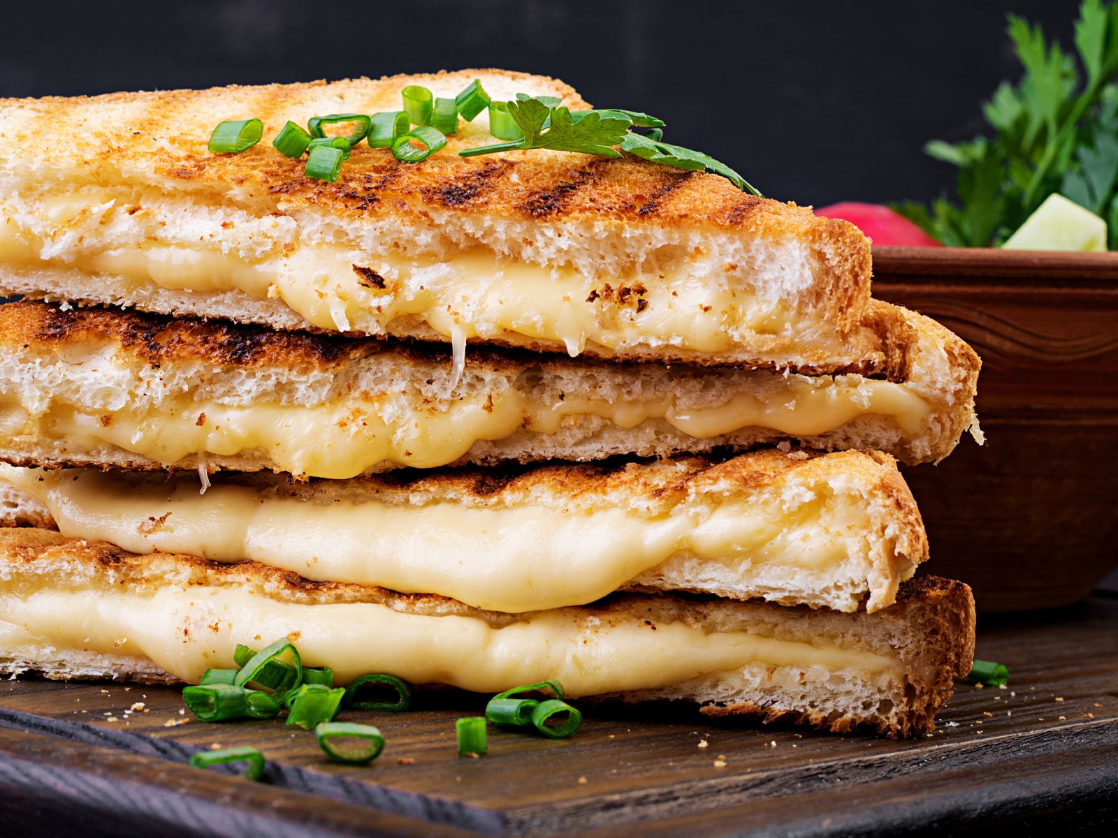 Ultimate Grilled Cheese Sandwich (Using Trio of Melting Cheeses)